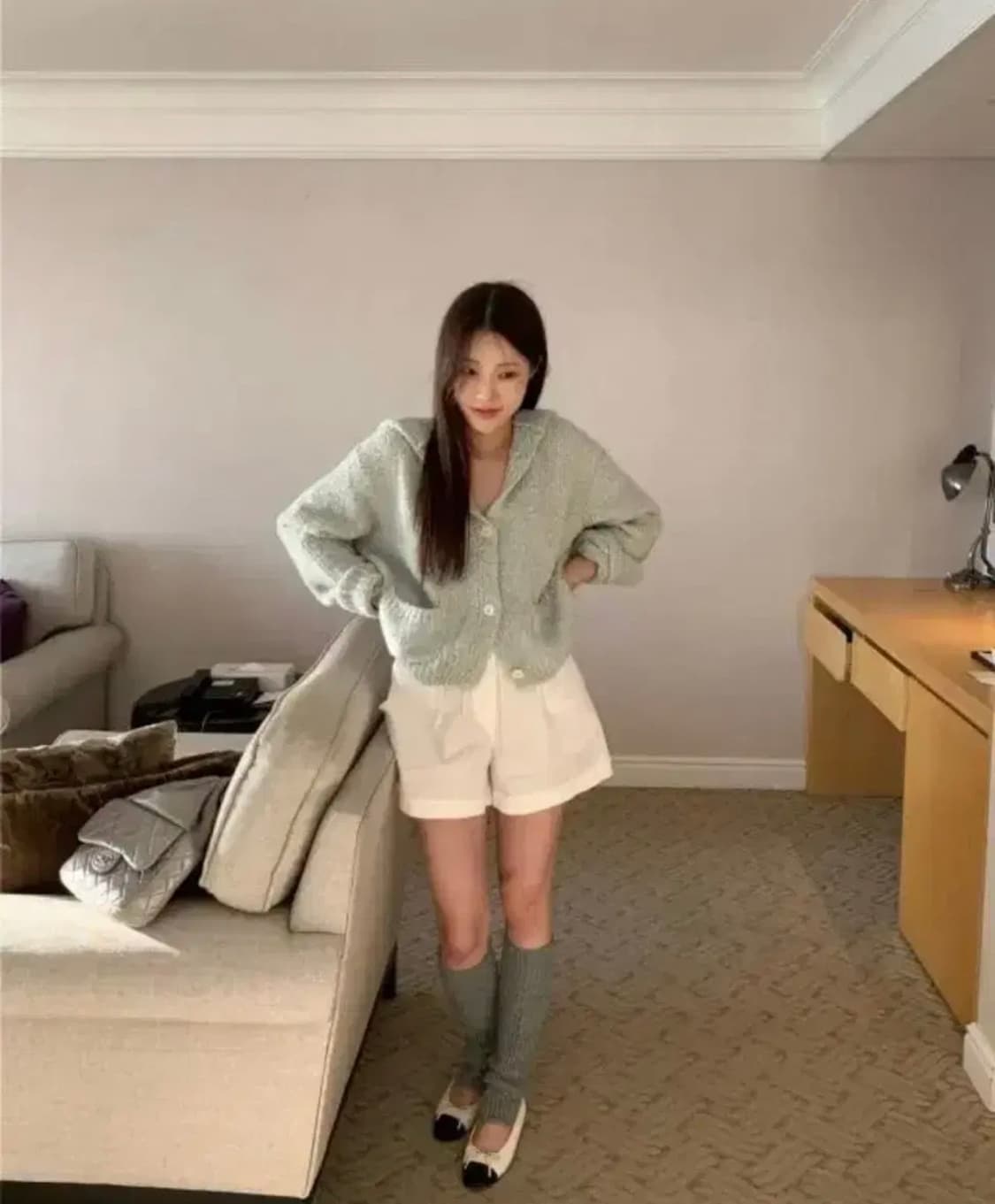 레이지샵 로티 후드 민트 상품이미지3