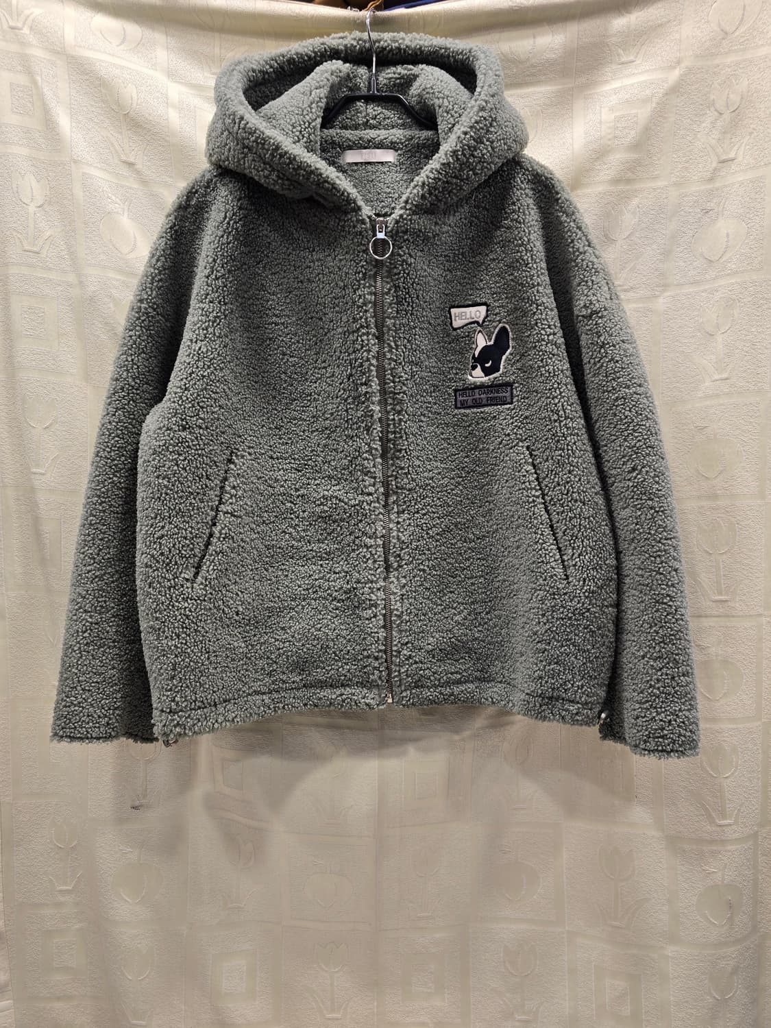 거의새거) 비지트 VISIT 뽀글이 후드 집업 55~66 상품이미지1