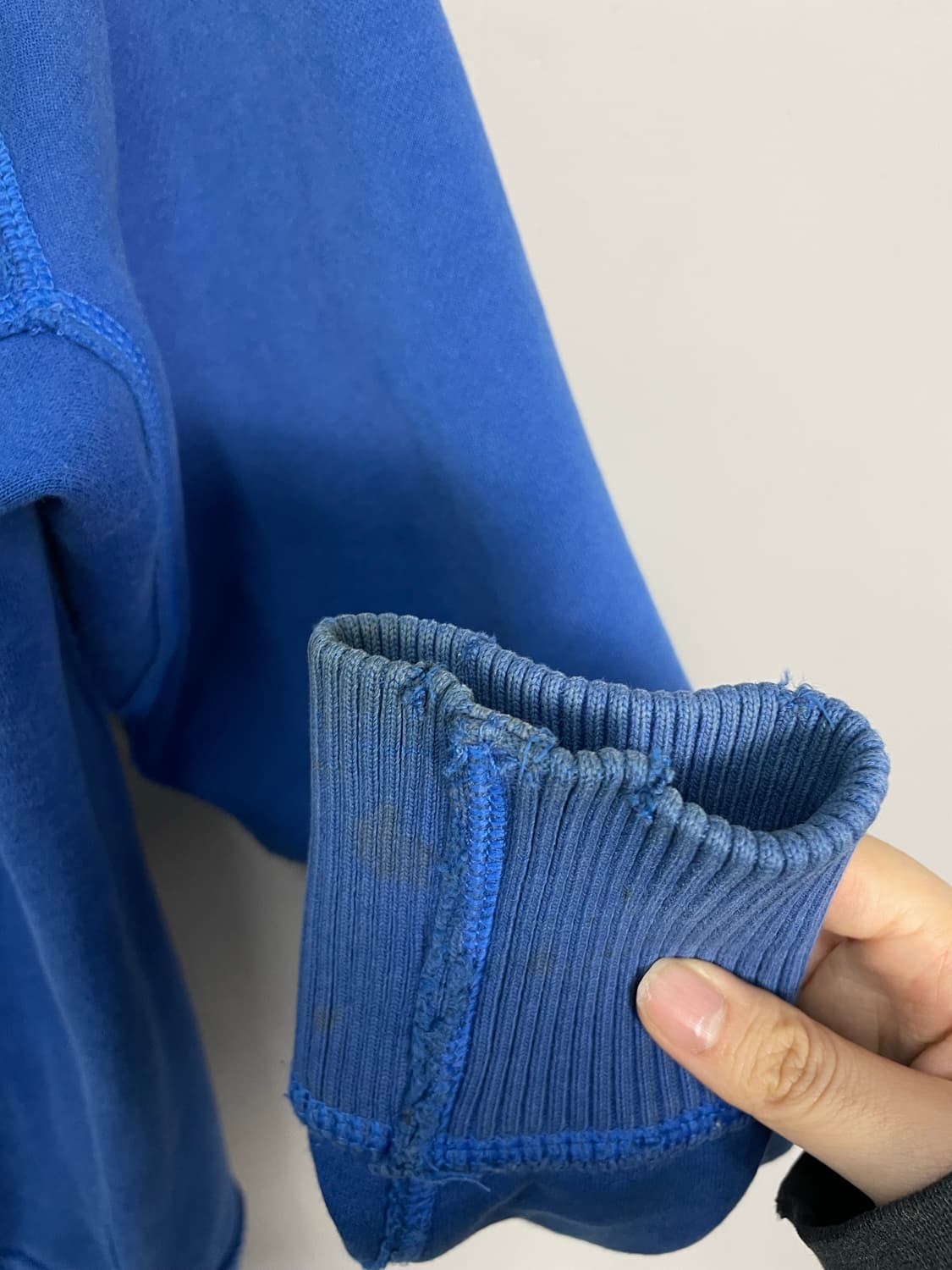 아베크롬앤피치 순록 사이드 스펠 로고 블루 후드집업 H2160 상품이미지10