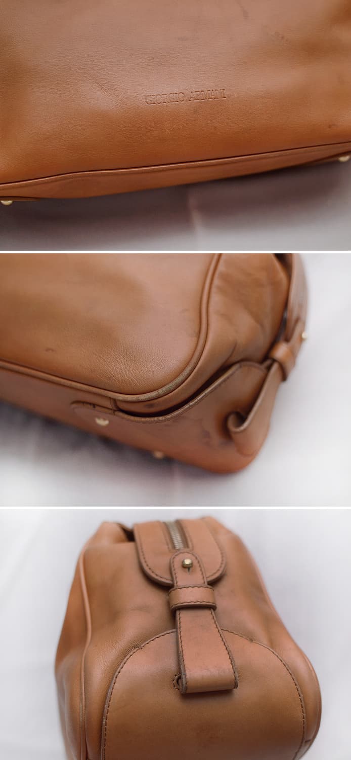 아르마니 (GA) 비텔로 바케타레더 클래식 토트.보스턴백 상품이미지8