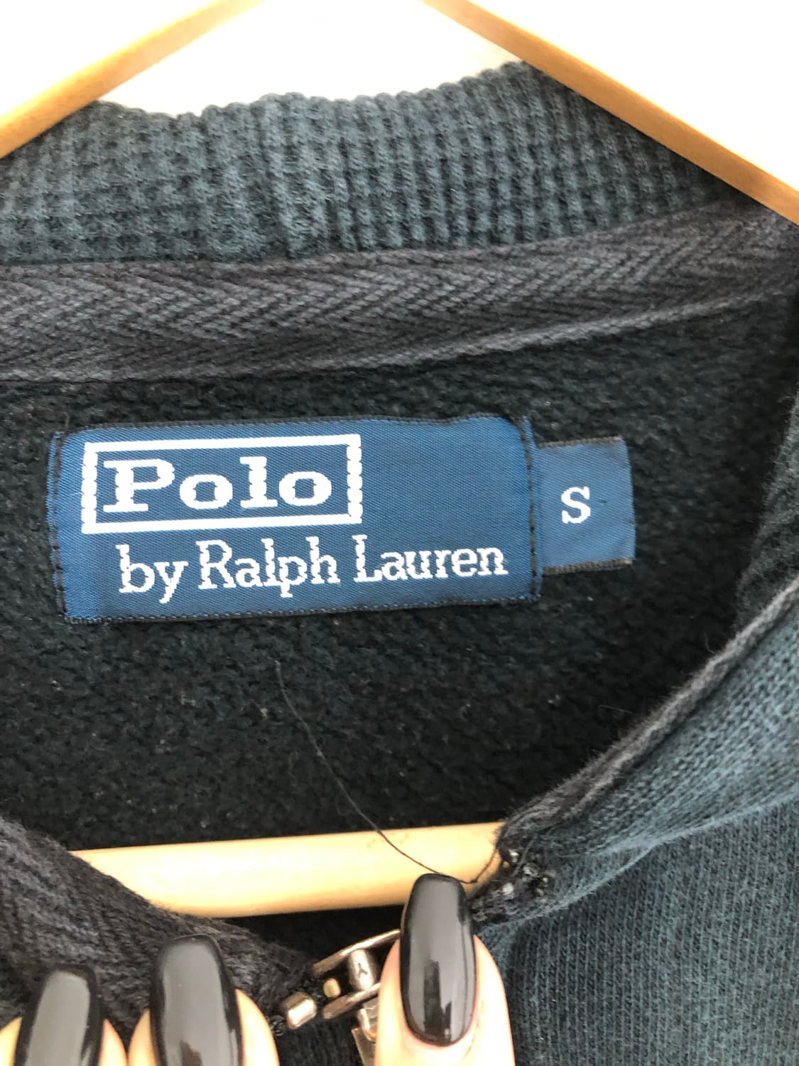 폴로 네이비 후드집업 S 상품이미지9