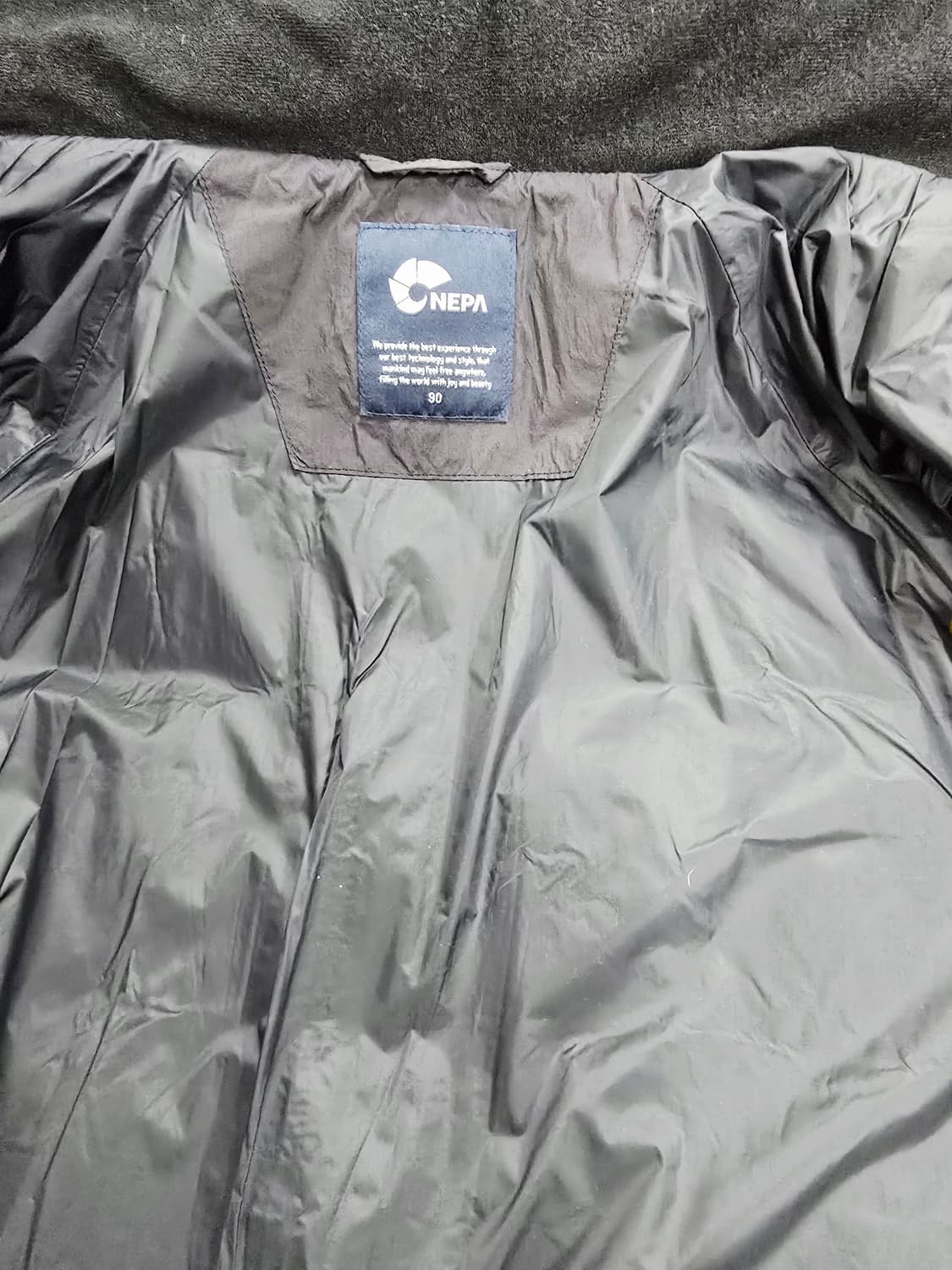 네파 블랙 롱 패딩 점퍼 후드 90 상품이미지9