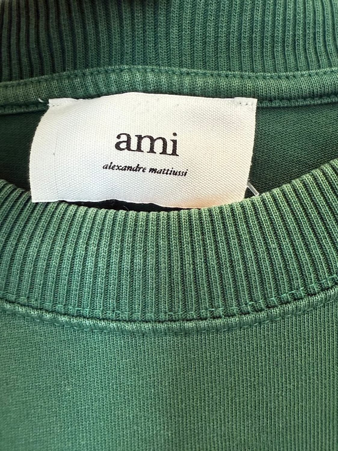 아미 골드빅하트 반팔티 그린 상품이미지3