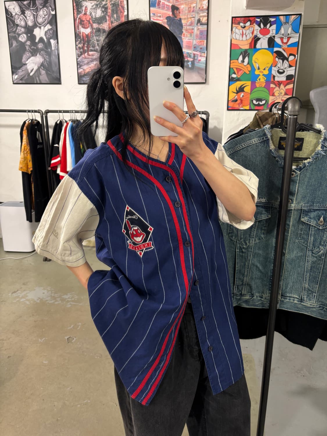 빈티지 베이스볼 져지 상품이미지1