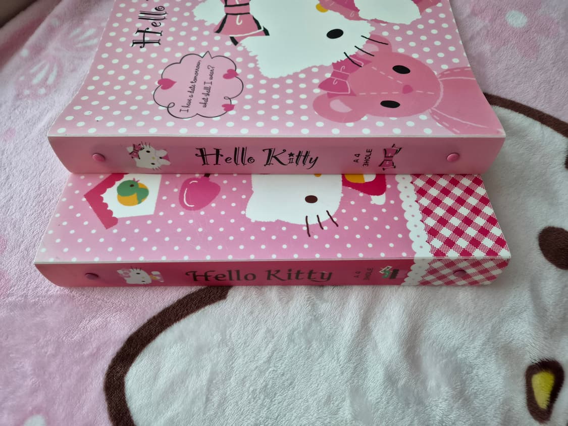 헬로키티 고전키티 A4 링바인더 홀더 상품이미지2