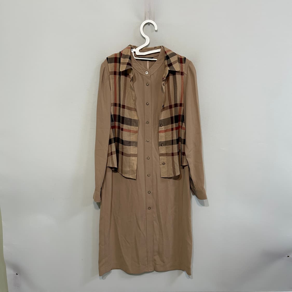 닥스 체크 셔츠 원피스 66  상품이미지2