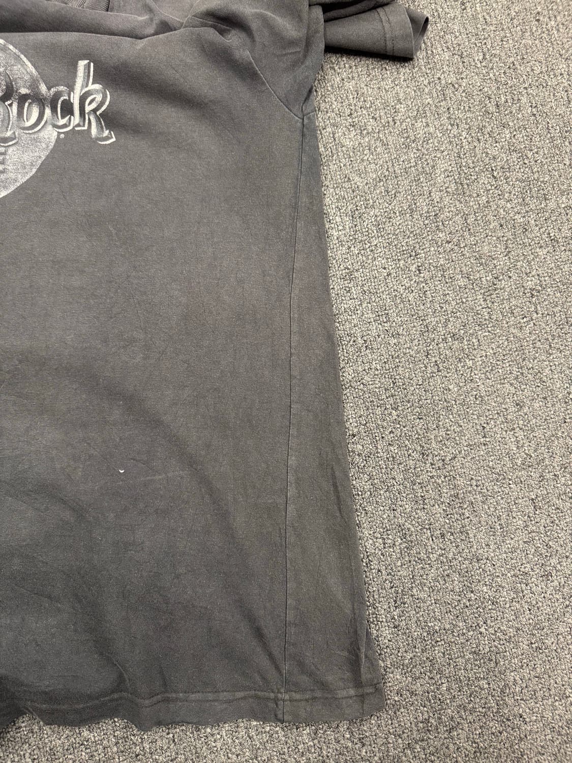 OS)하드락 빈티지 로고 프린팅 반팔 티셔츠 상품이미지4