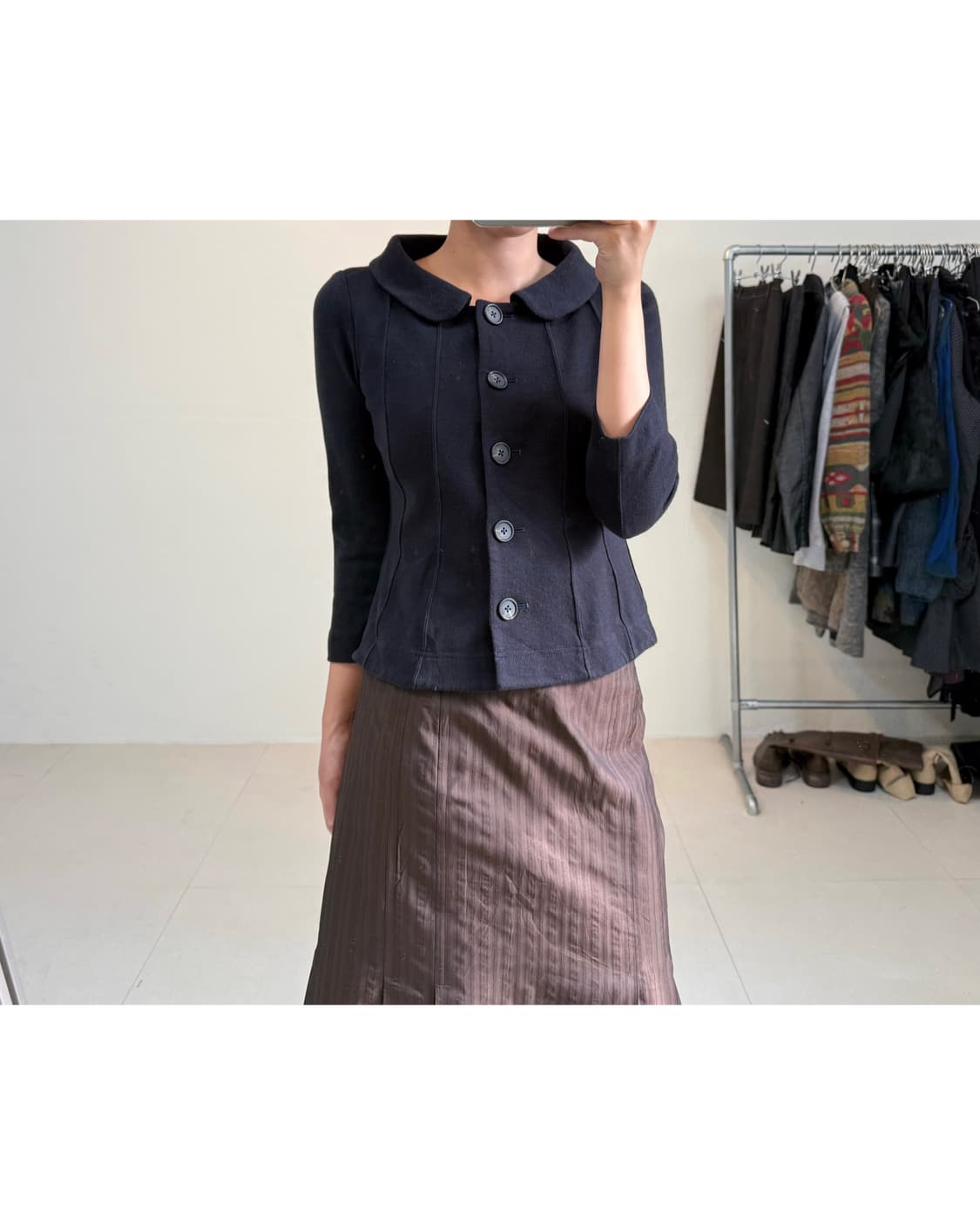 빈티지 7부 슬리브 이너자켓(개인결제창) 상품이미지1