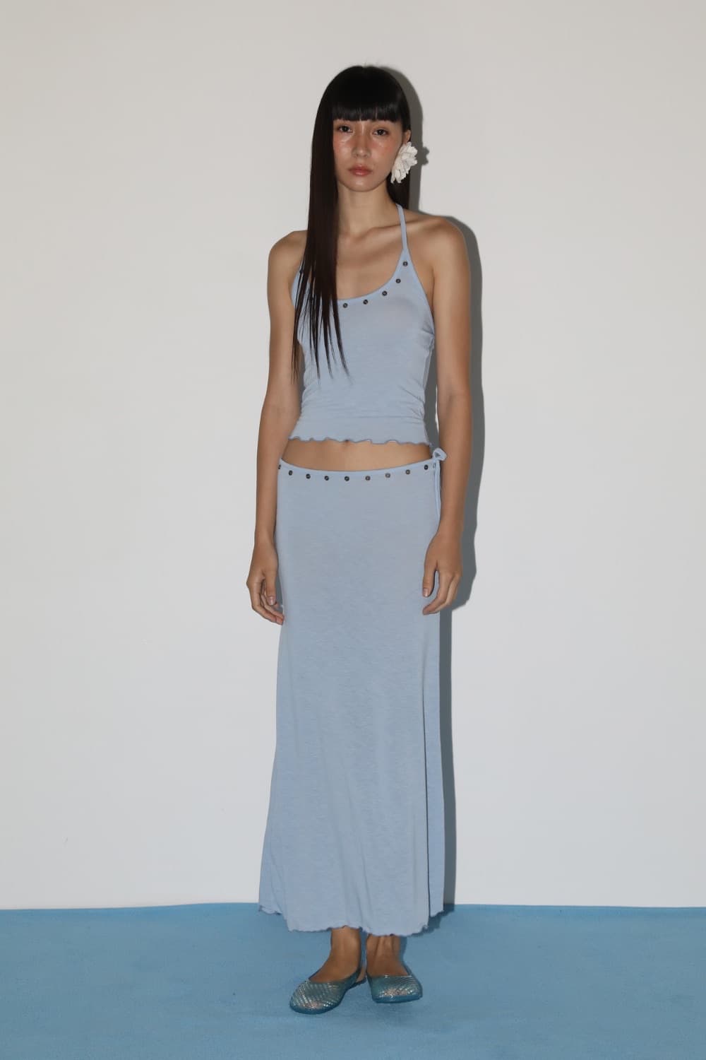 jijivisha Bay button long skirt 상품이미지1