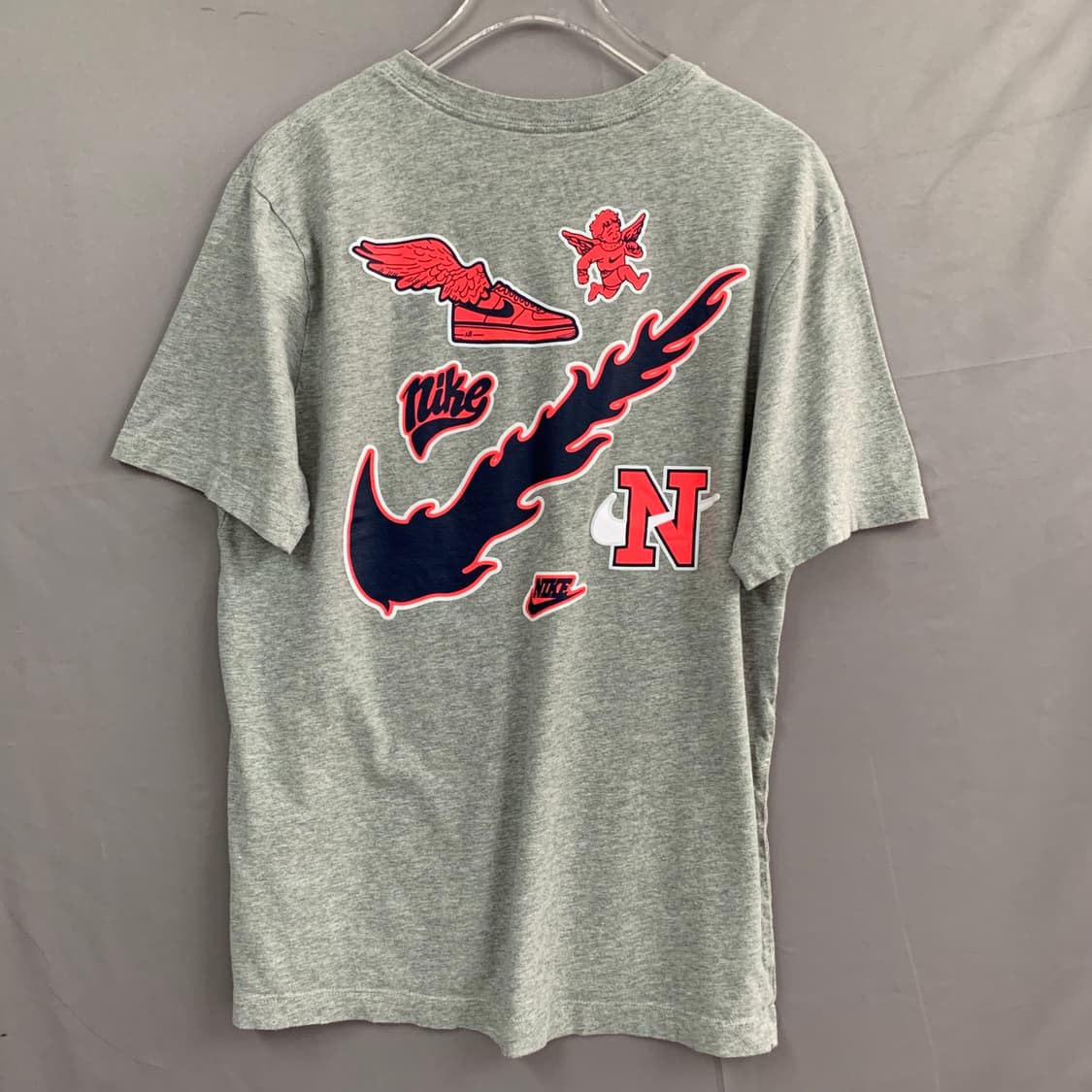 M 나이키 스트릿 빅스우시 프린팅 반팔티 상품이미지3