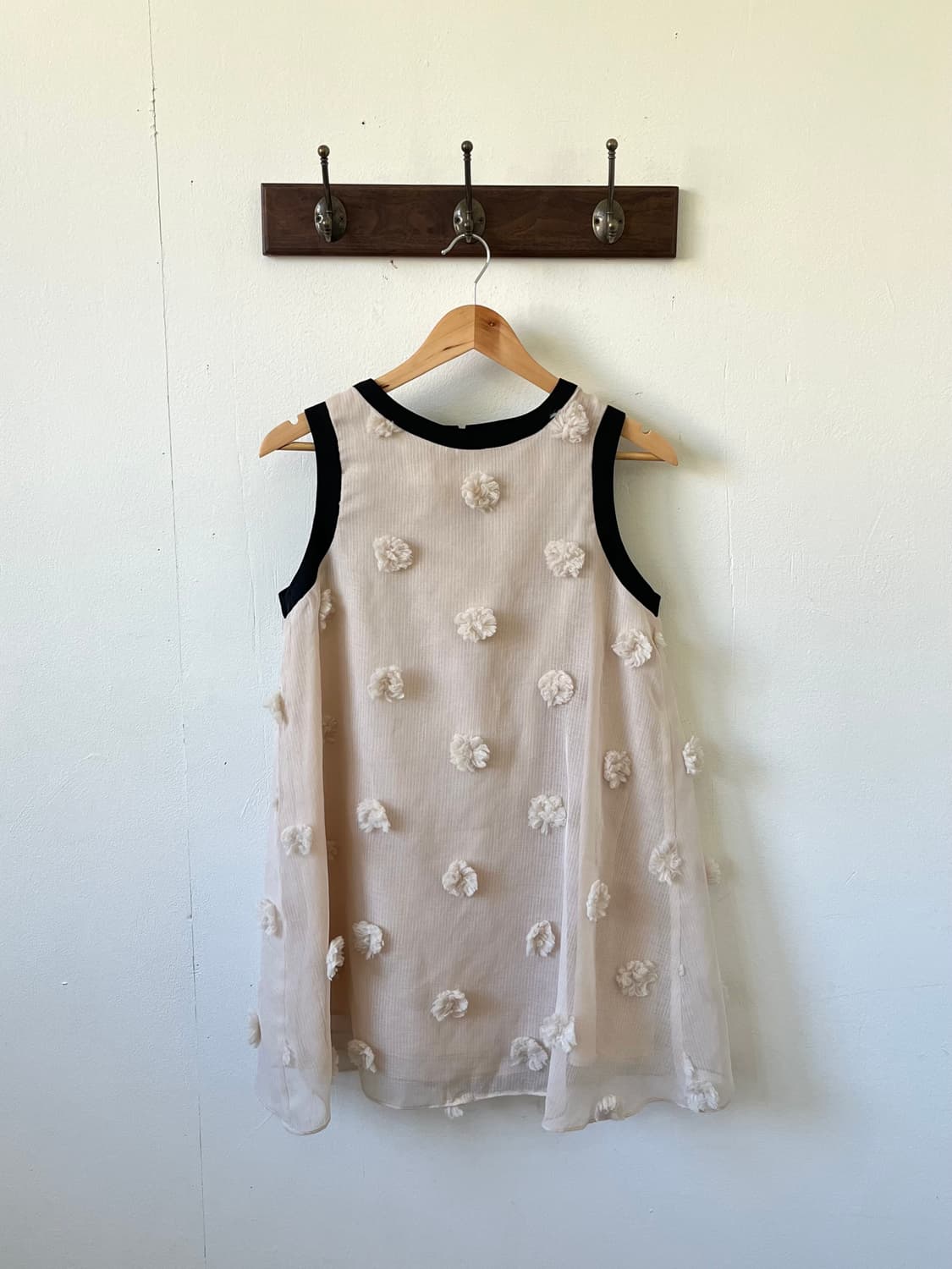 GGWOMEN 도트 플라워 원피스 상품이미지1