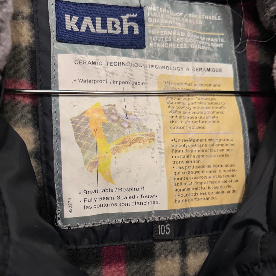 KALBH 방수 투습 밍크카라 푸퍼 패딩자켓 상품이미지3