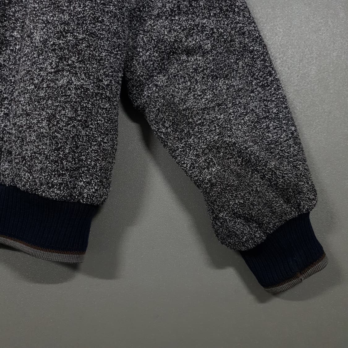 CALIFF 칼리프 스퀘어 아트워크 자수 패치 울 모직 집업 자켓 점퍼 상품이미지8