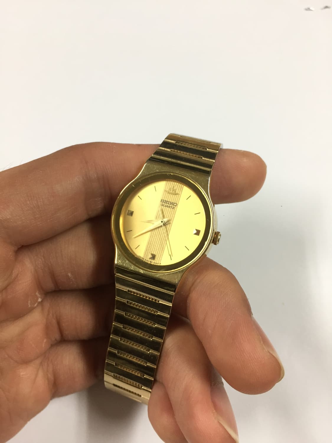 90s seiko quatz gold dress watch 상품이미지2