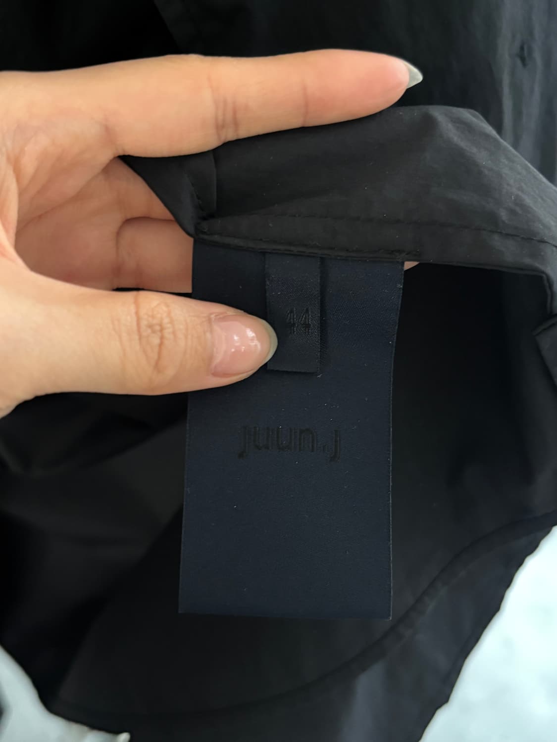 Juun.J 준지 23FW 나일론 레이어드 셔츠 자켓 상품이미지6