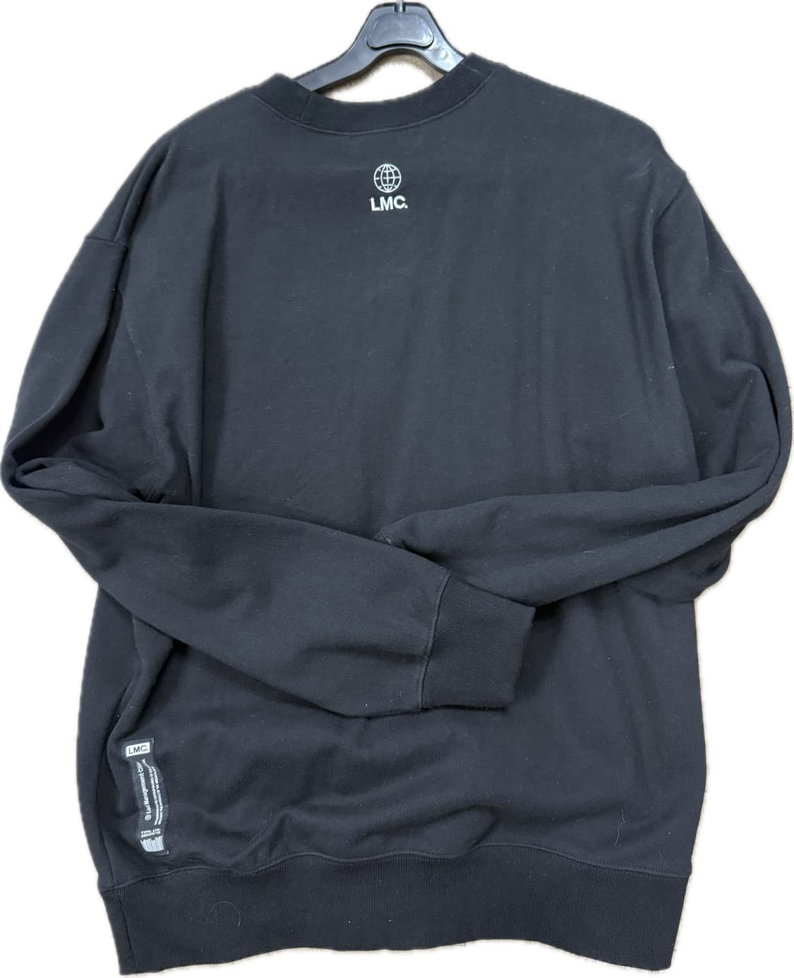 LMC 레드 로고 블랙 맨투맨 티셔츠 L 상품이미지2