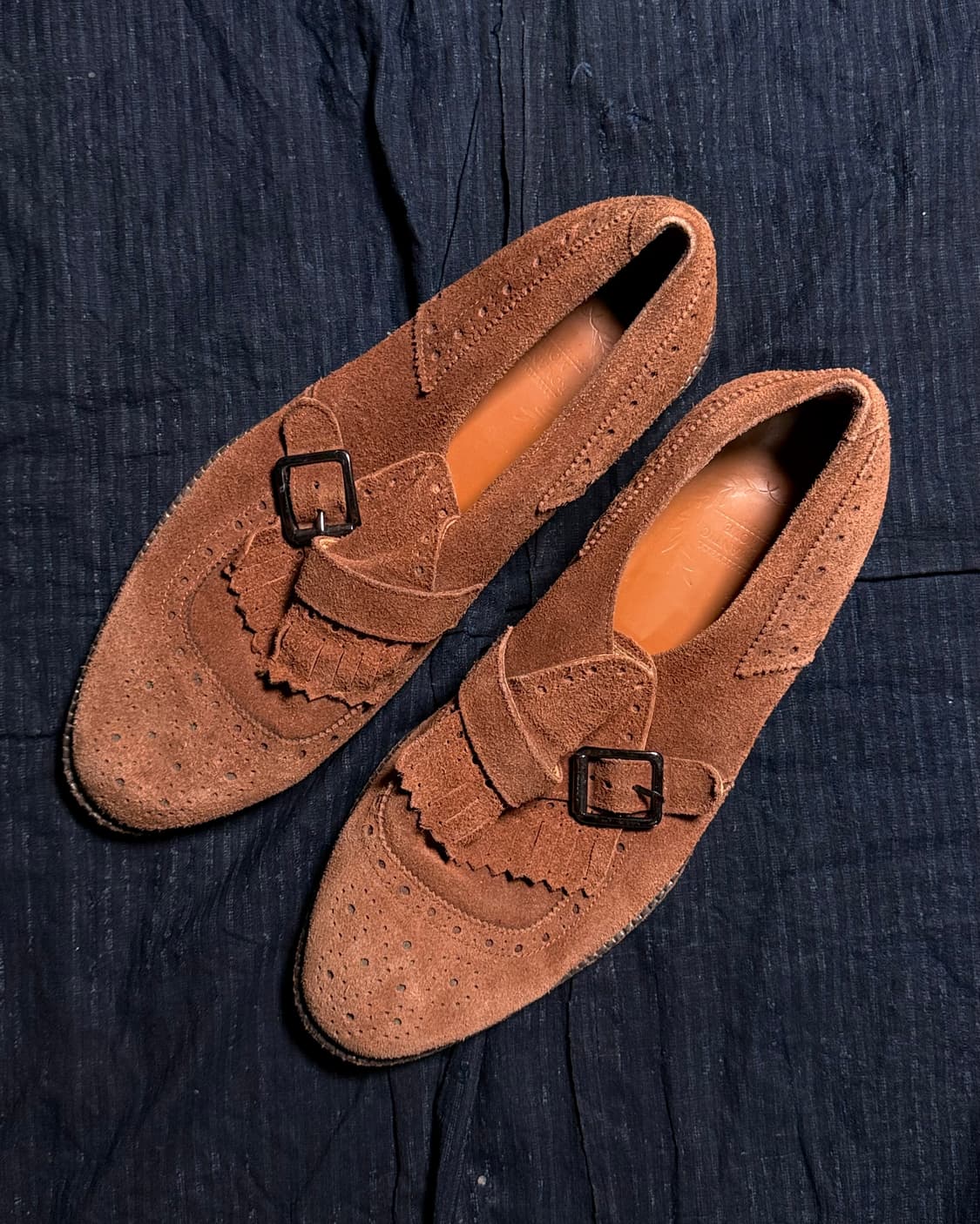 로맨틱무브 스웨이드 몽크 스트랩 슈즈 255 상품이미지2