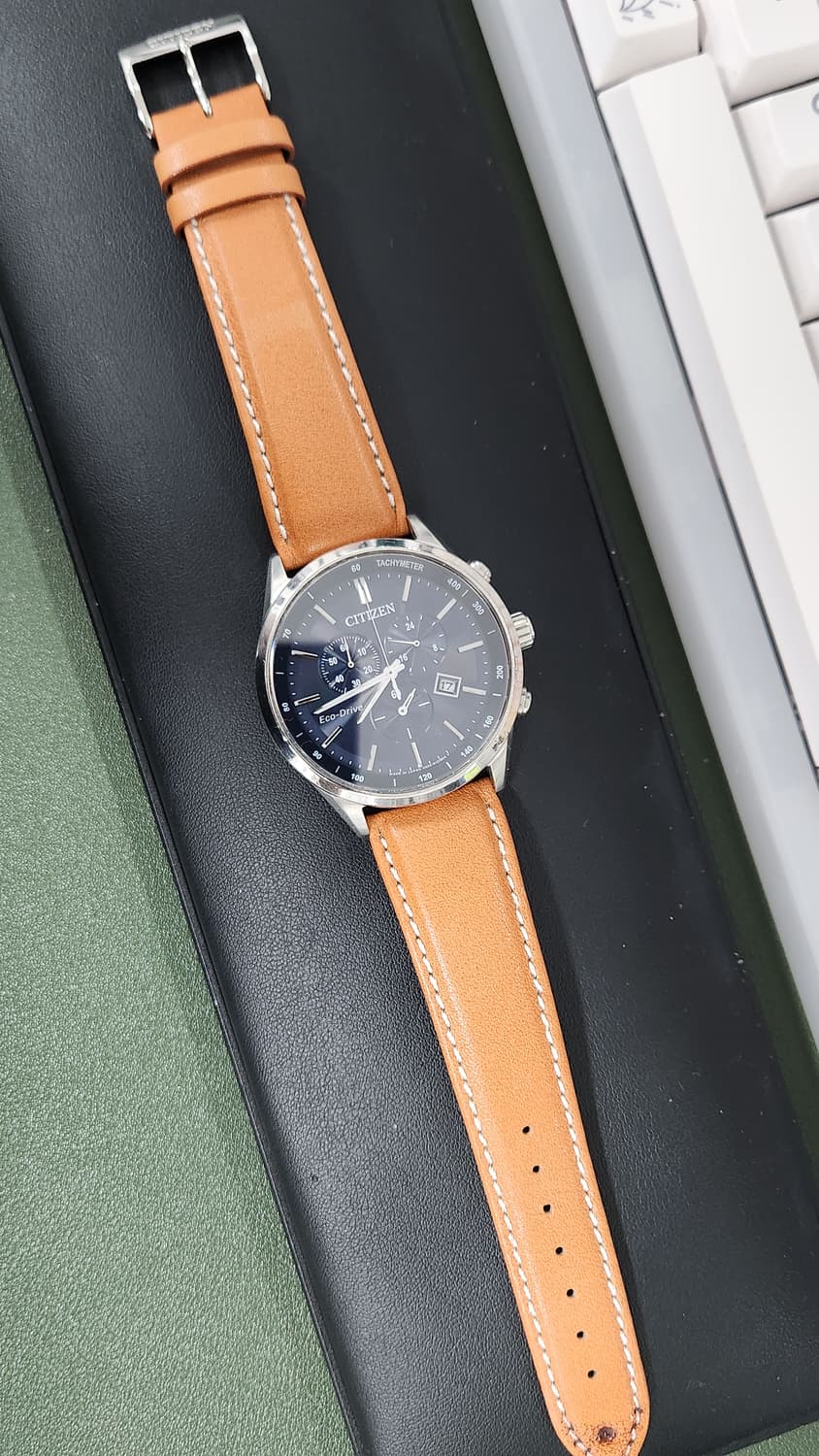 # 씨티즌 CITIZEN 정품 에코드라이브 크로노그래프 남성명품시계 급처 상품이미지5