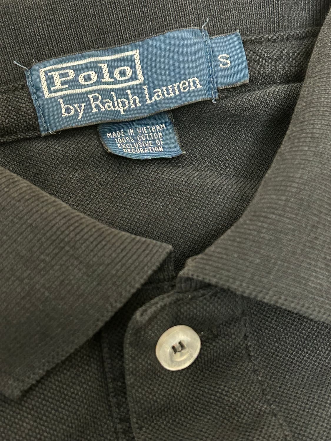 폴로 랄프로렌 블랙 빅포니 엠블럼 pk티 상품이미지5