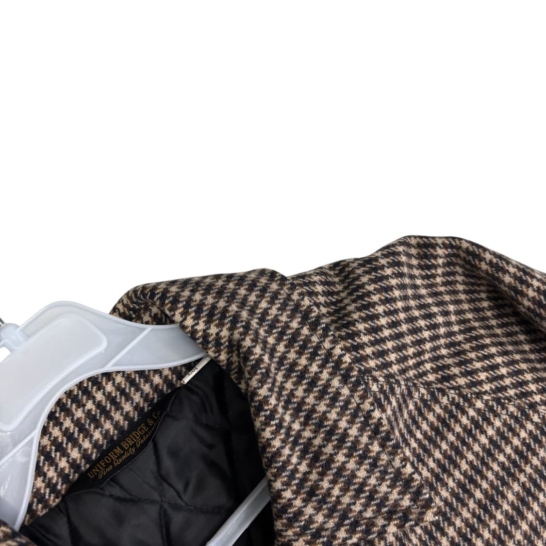 유니폼브릿지 울 발마칸 체크 코트 상품이미지3