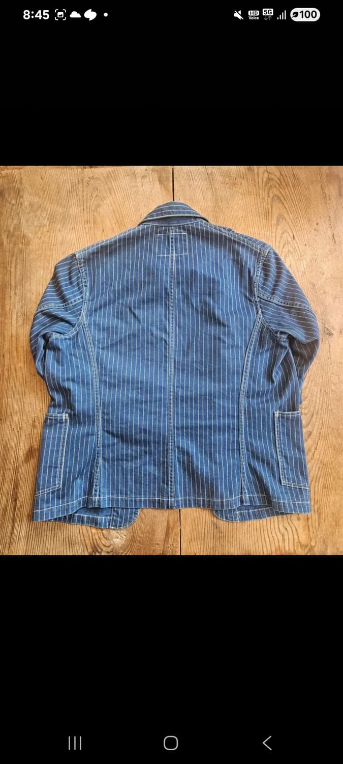 더블알엘 RRL 레일로드 데님 워크자켓 사이즈M 상품이미지2