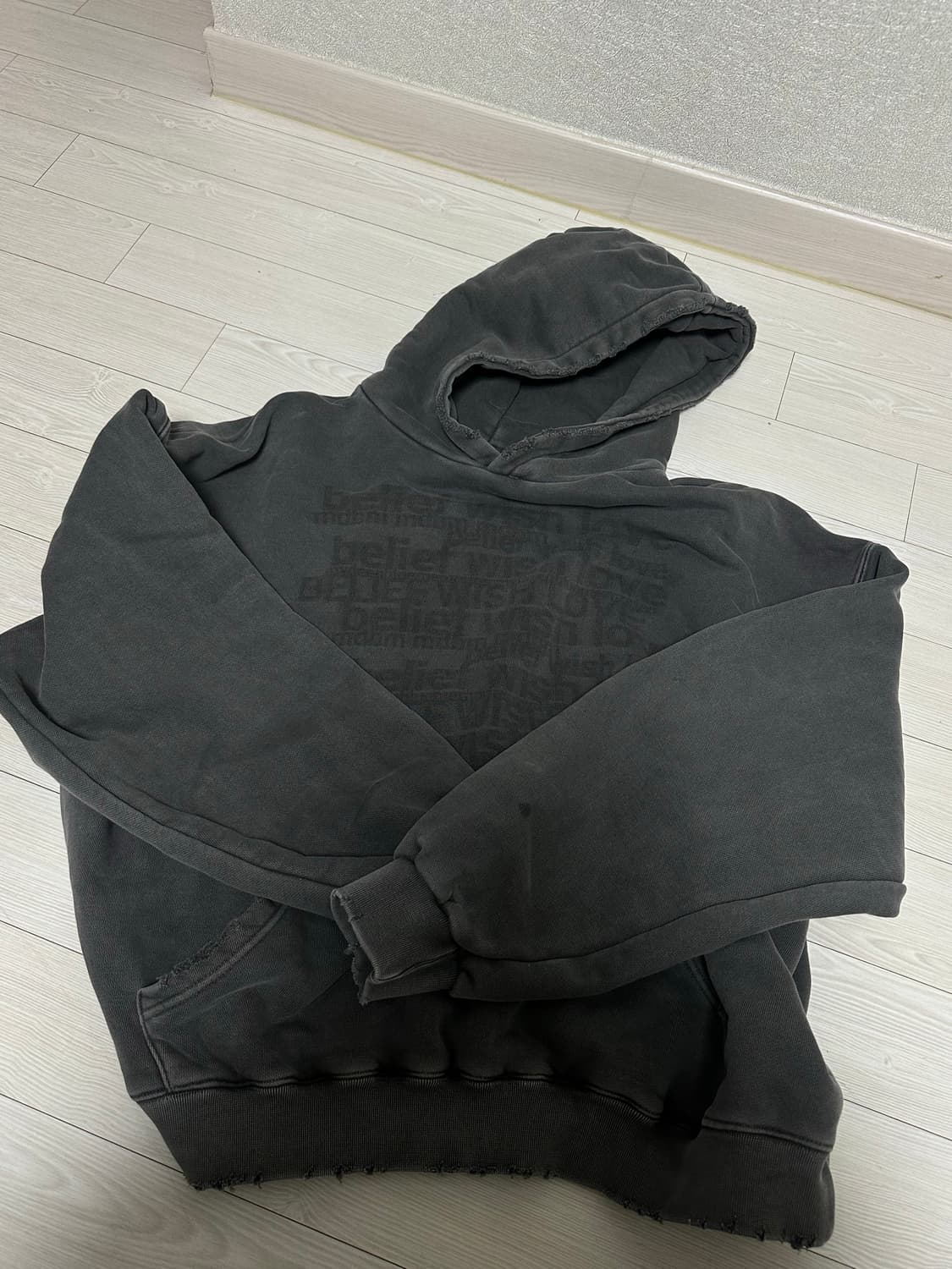 마이딥블루메모리즈(mbdm) 빈티지 후드티 상품이미지6