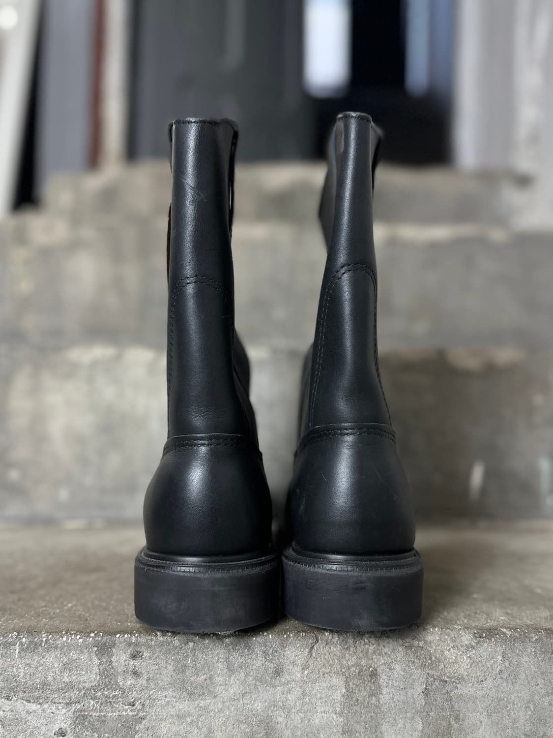 00's OG USA Made 레드윙 1143 페코스 블랙 웨스턴 부츠 상품이미지7