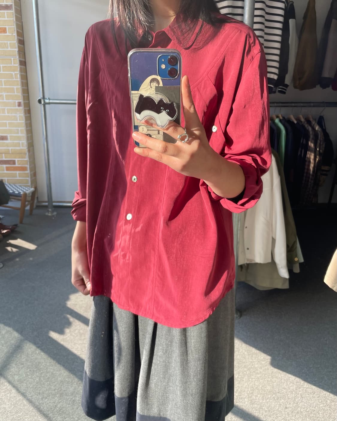 Wine blouse 상품이미지8