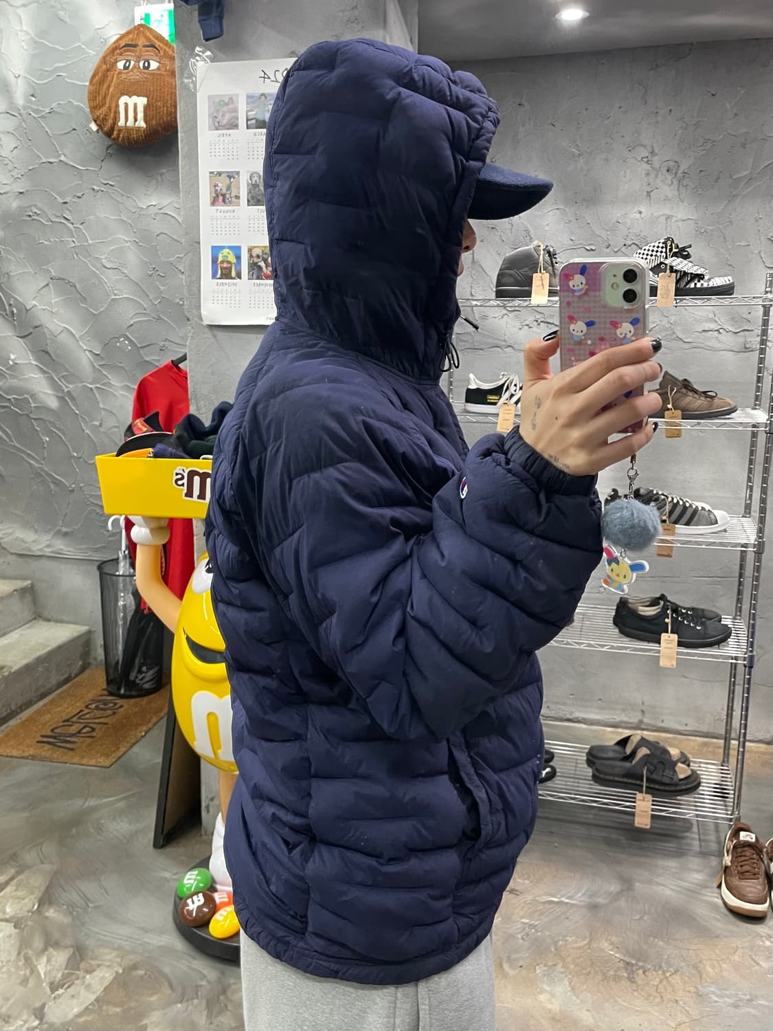 챔피언 후드 경량 패딩 상품이미지10