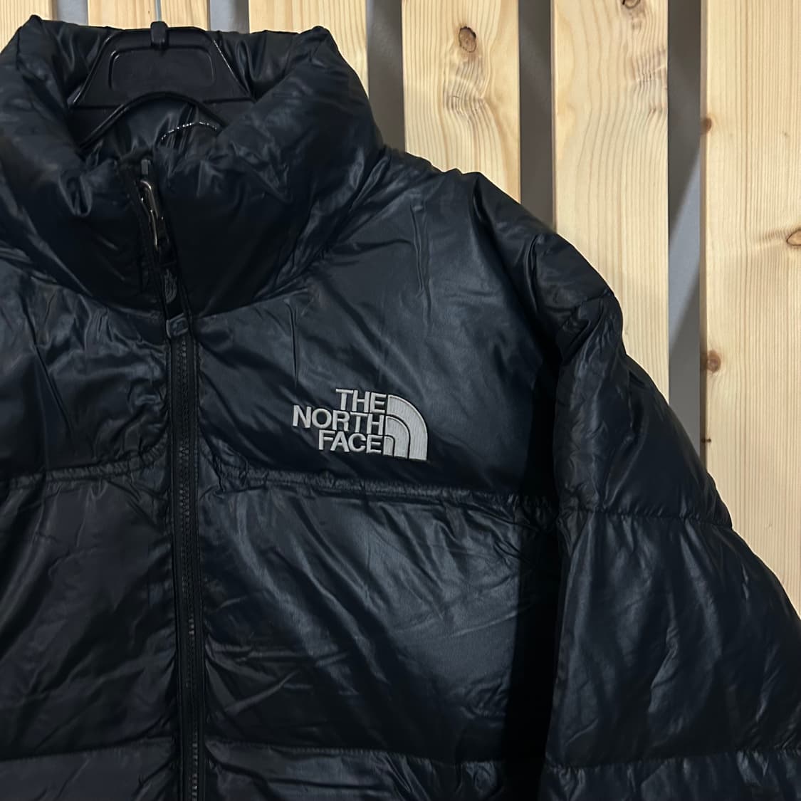  (90) 구 노스페이스 눕시 700 패딩 유광 블랙 상품이미지3