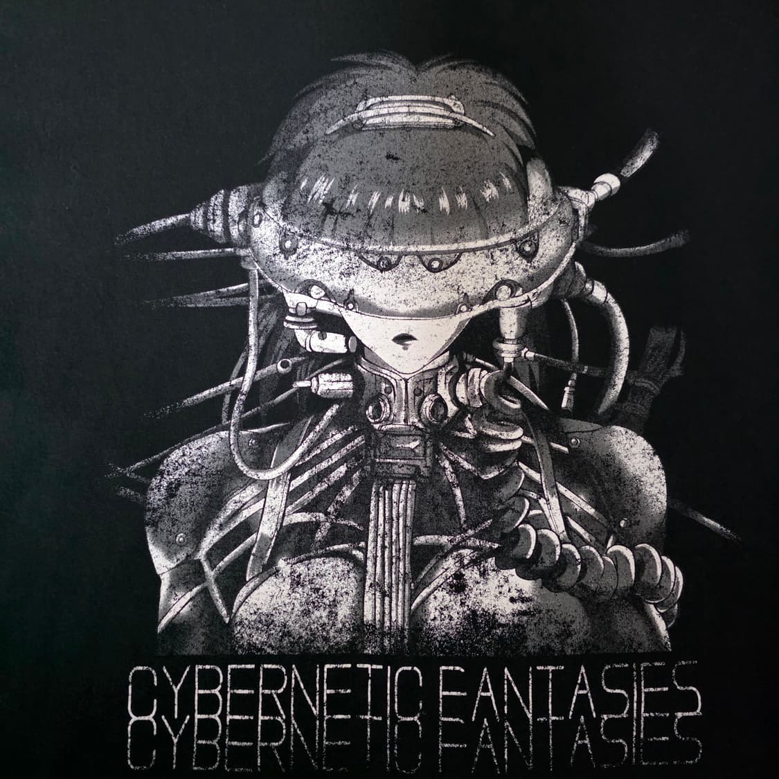 [XL] 공각기동대 부틀렉 이더리얼 스튜디오 흑백 블랙 티셔츠 상품이미지2