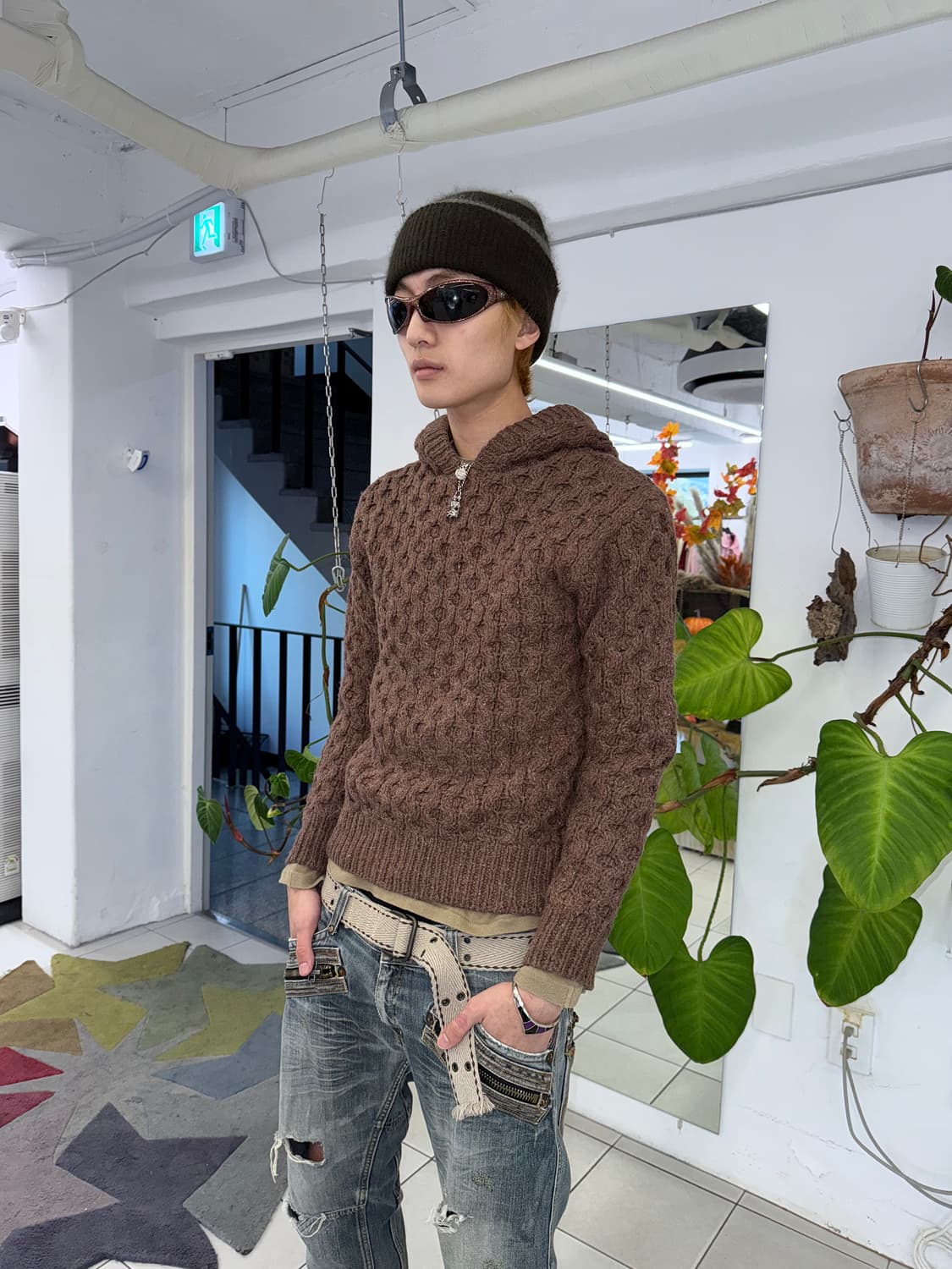heavy knit hoodie 상품이미지1