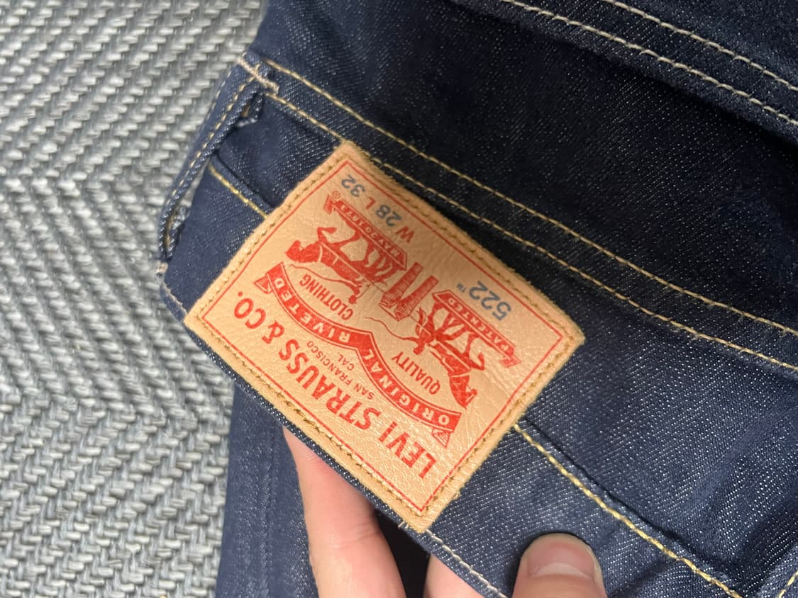 리바이스 522 데님 w28 L32 상품이미지3