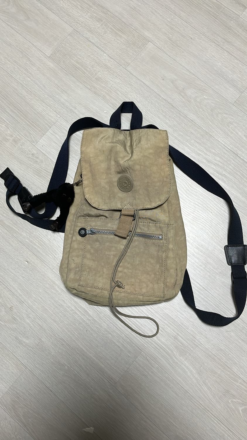 빈티지 키플링 베이지 백팩 상품이미지1