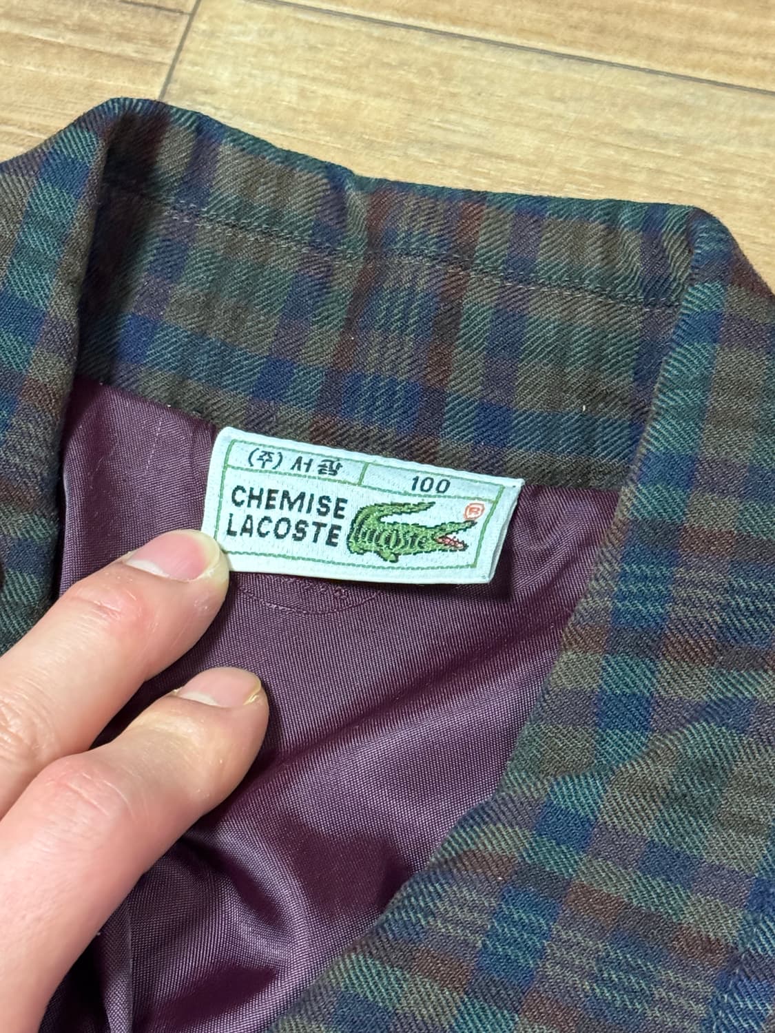 서광 라코스테 빈티지 재킷 상품이미지6