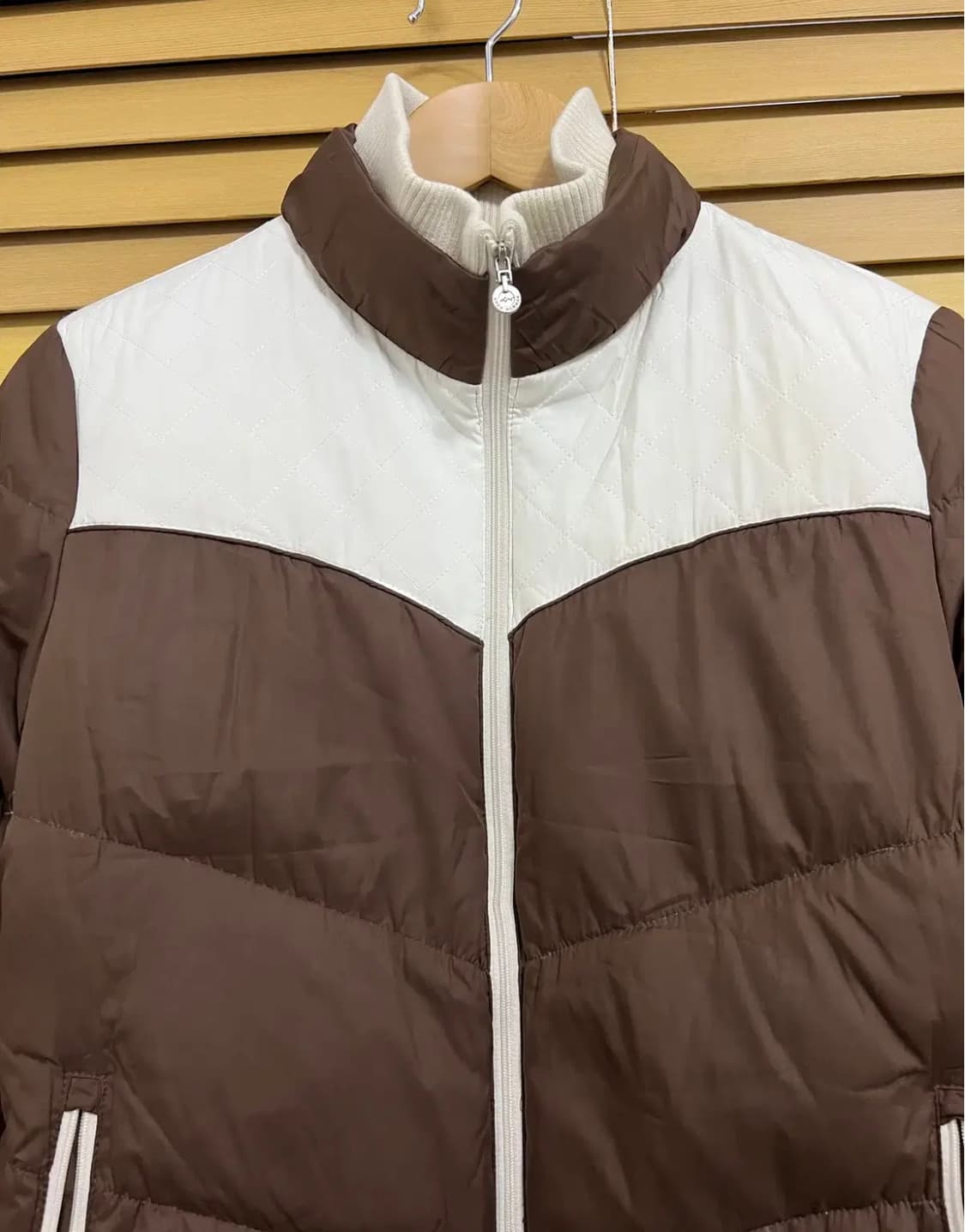 그렉노먼 여성 브라운 덕다운패딩점퍼  상품이미지1