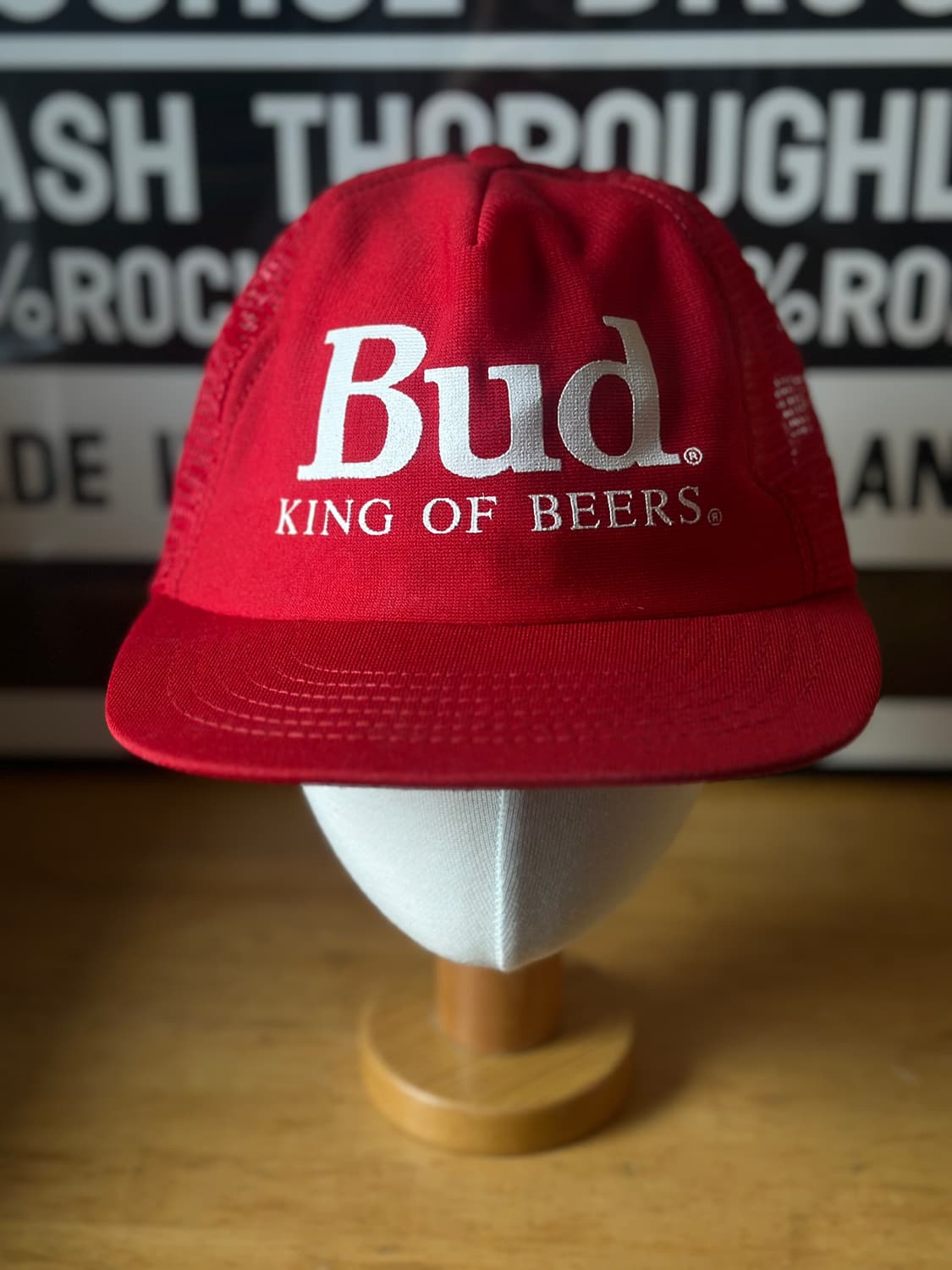 80s Budweiser 빈티지 버드와이저 트러커캡 메쉬캡 모자 상품이미지1
