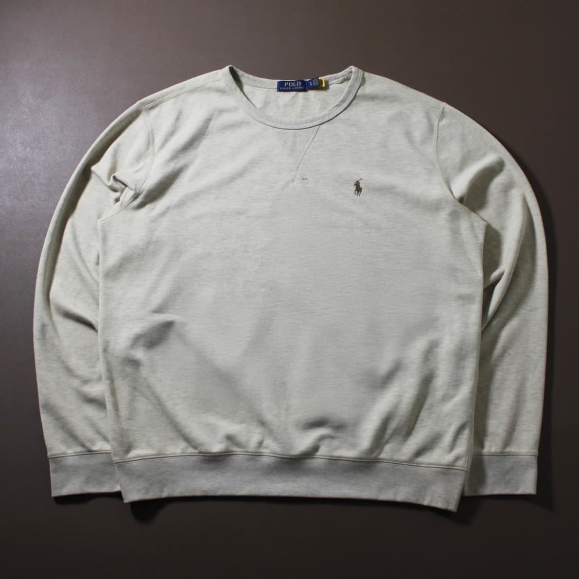 Polo 폴로 랄프로렌 오트밀 맨투맨 ( QR인증 ) 상품이미지1