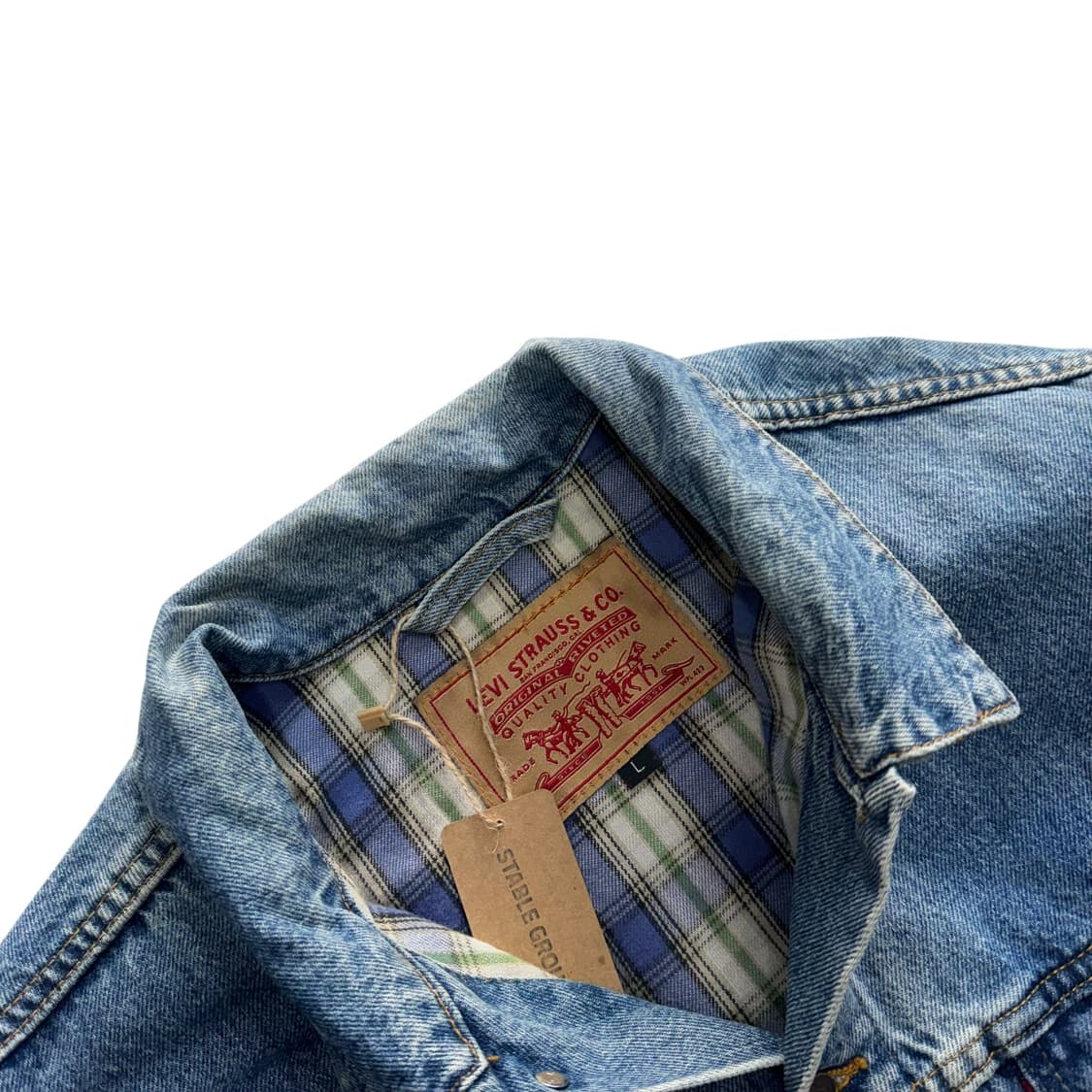 [105~] 90's 리바이스 70699-0289 데님 트러커 자켓 상품이미지3