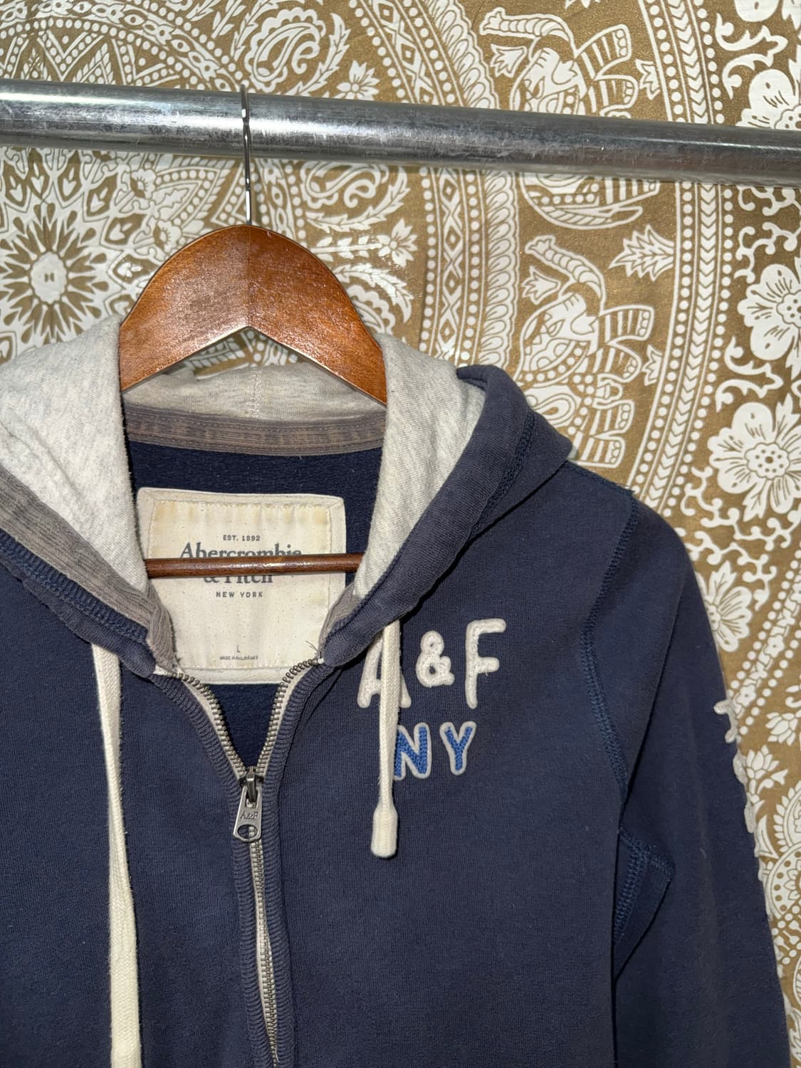 아베크롬비 여성 빈티지 기모 후드집업  상품이미지4