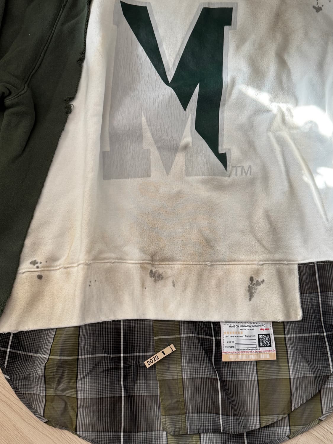 미하라 야스히로 스웻 + 셔츠 팝니다 상품이미지4