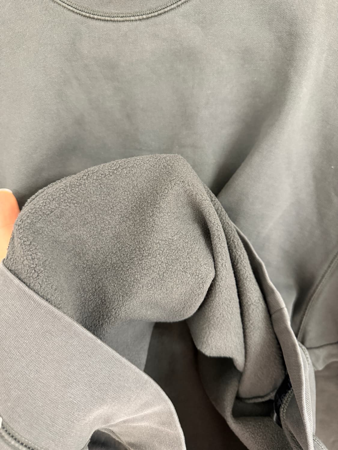 COS 코스 남성 다크카키 기모맨투맨 M 상품이미지6