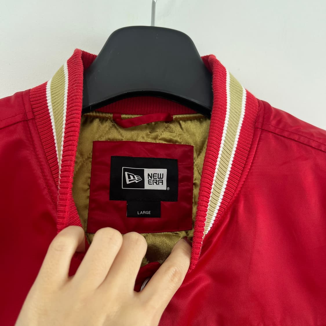 뉴에라 NFL 샌프란시스코 새틴 스타디움 자켓 상품이미지9