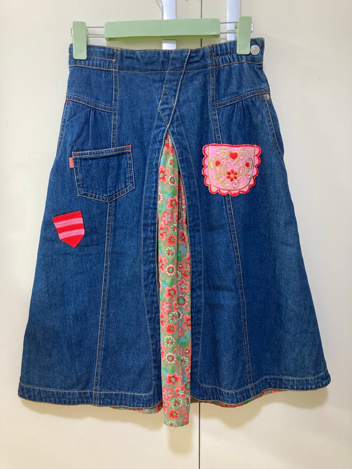 오일릴리 데님 스커트 상품이미지1