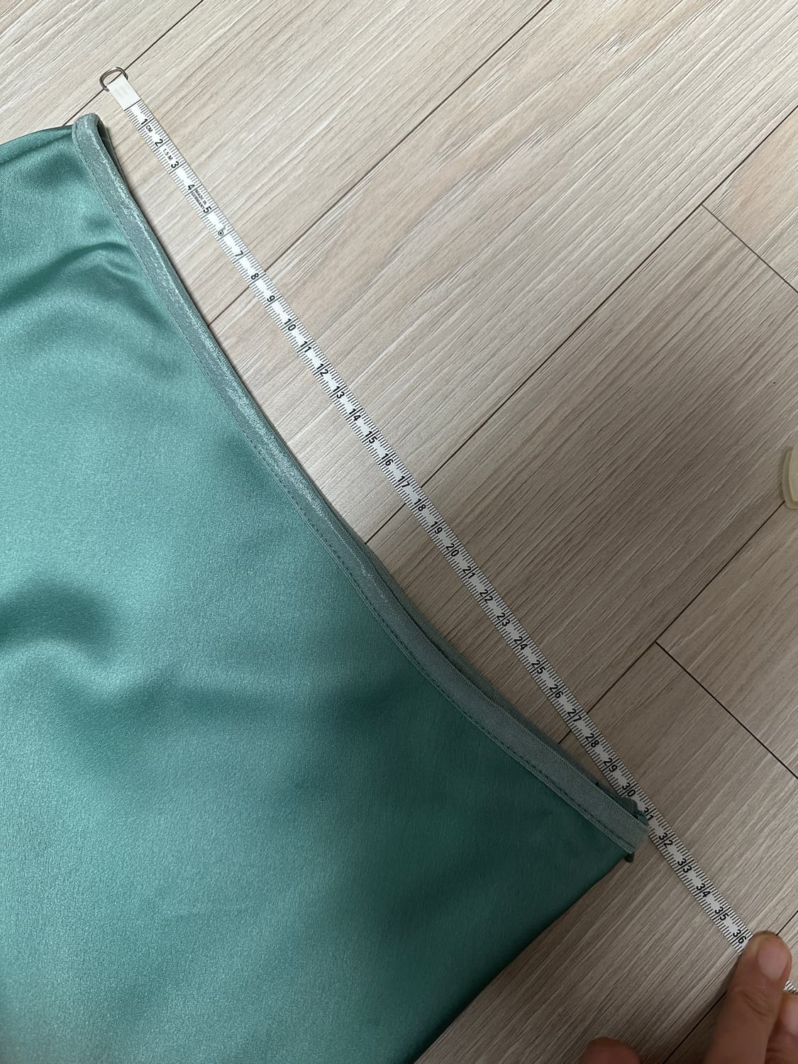 고퀄리티 실크 트임 롱치마 s 상품이미지5