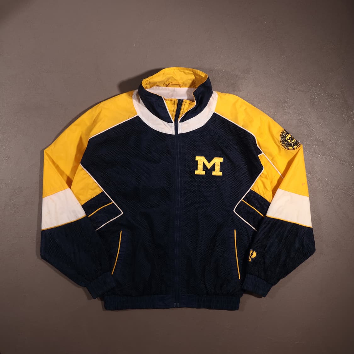 90s 올드스쿨 컬리지 매쉬 바람막이 상품이미지1