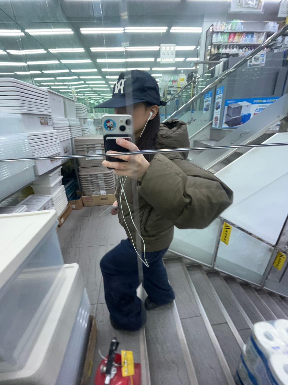 누마레 ee 브라운 패딩 여성 s사이즈 상품이미지3