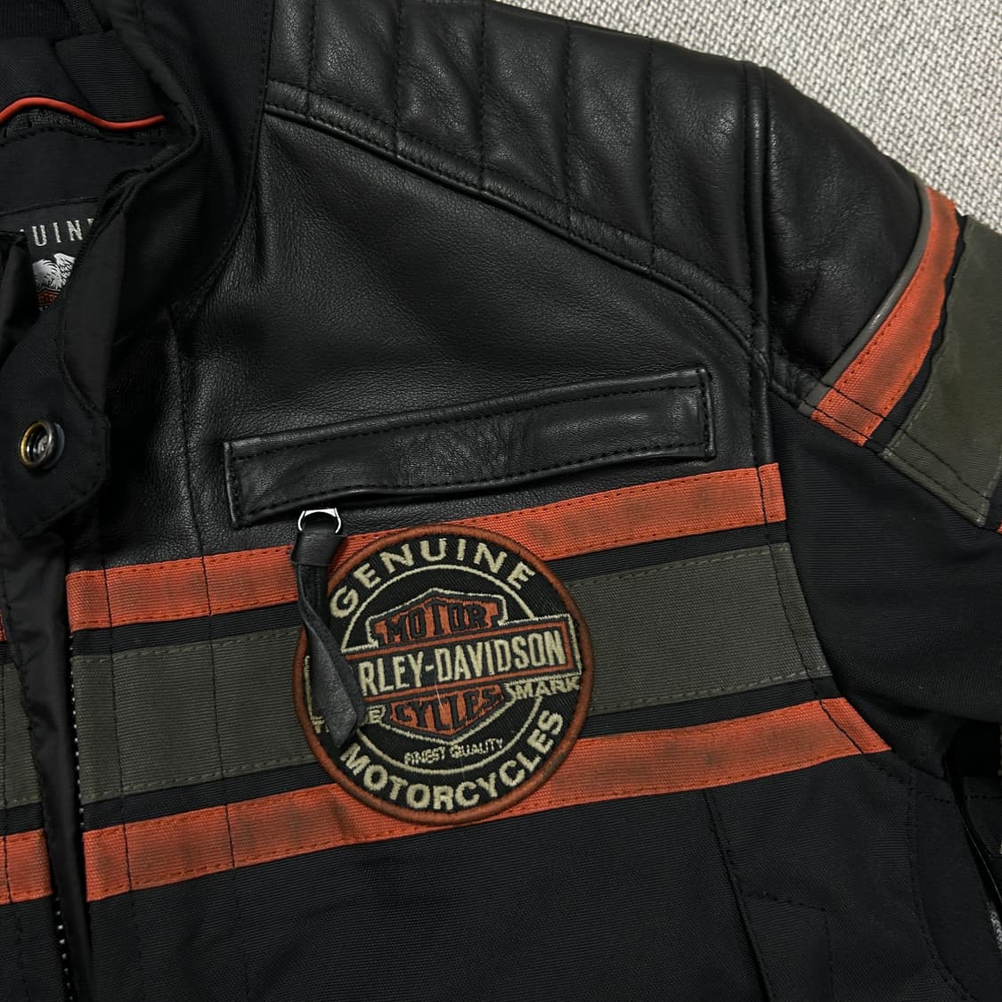 할리데이비슨 모터사이클 바이커 자켓(S) 상품이미지7