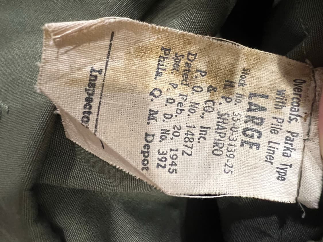 귀한 M1945 장진호 파카 L 상품이미지2