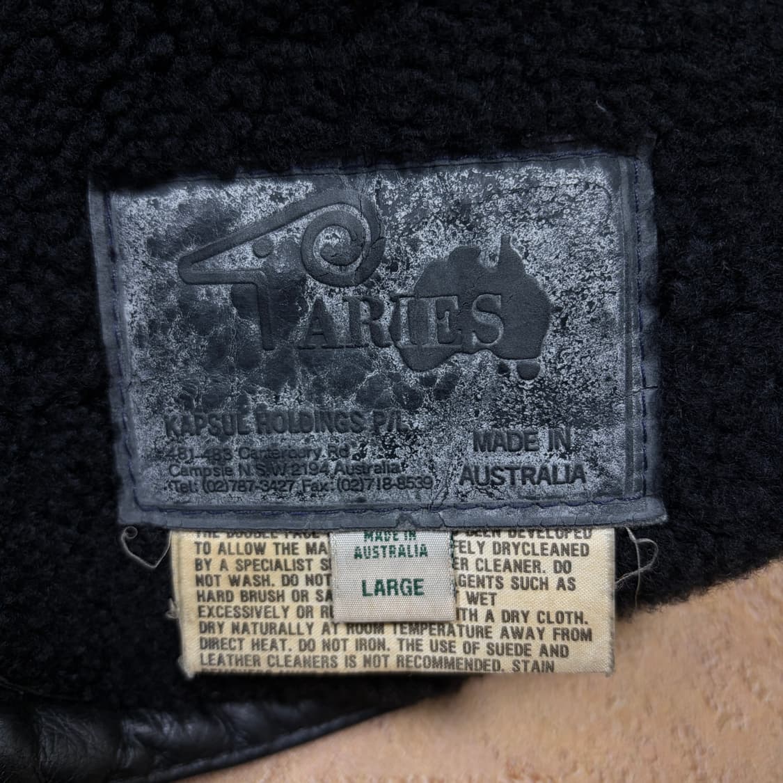 ARIES 리얼 양가죽 올드스쿨 무스탕 상품이미지6